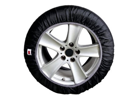 GreenValley da Neve Omologate Italia EN 16662-1:2020 Star Gripper 2 Catene da Neve in Tessuto per Auto, Snow Sock (Misure per Pneumatici Dettagliate all'Interno)