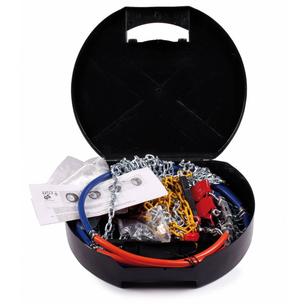 Bottari Rapid T2-Catene da neve-Compatibili con ABS ed ESP -9 mm omologate UNI EN 16662-1:2020  e Önorm 5117(Misure per Pneumatici Dettagliate all'Interno)